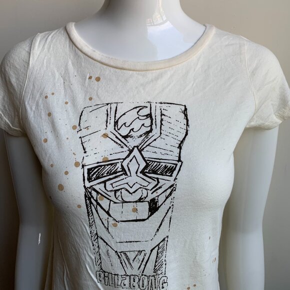 Billabong surf cream graphic t-shirt - Picture 2 of 3